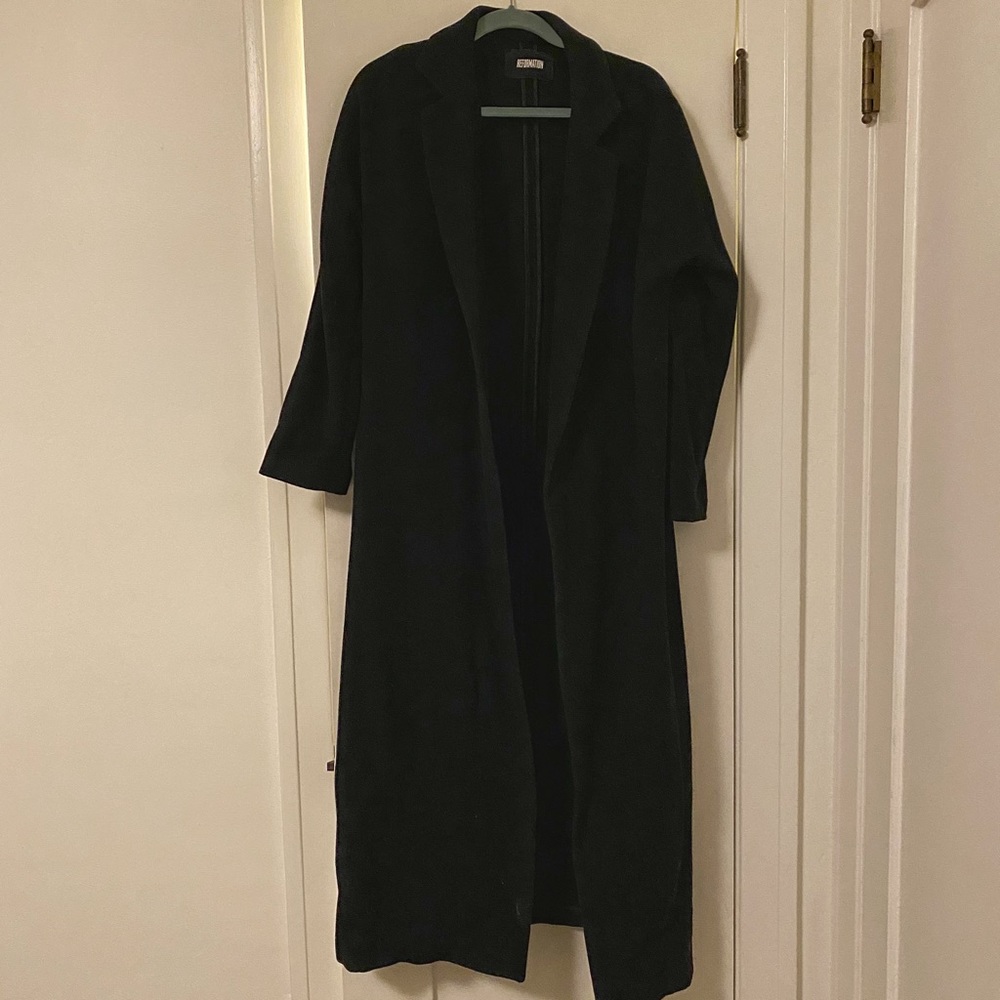 FLASH SALE today only! Cozy Reformation Overcoat